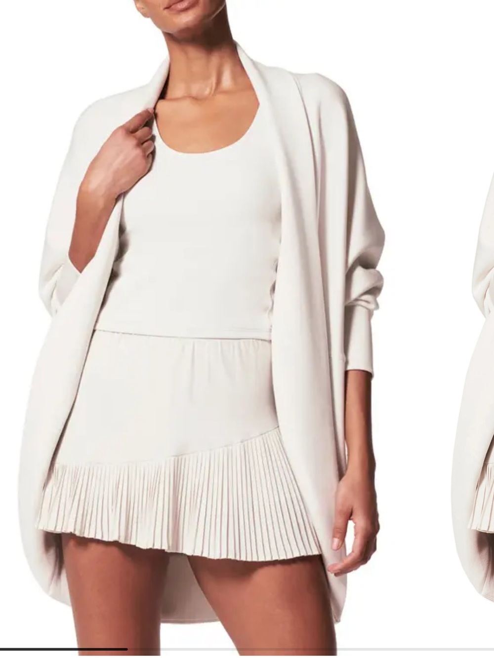 Spanx AirEssentials cocoon beige grey cardigan, sz. M/L - Picture 4 of 4